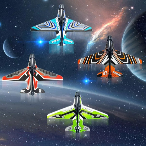 Pistola Lanzador De Aviones Juego Eyección Expulsión A Click
