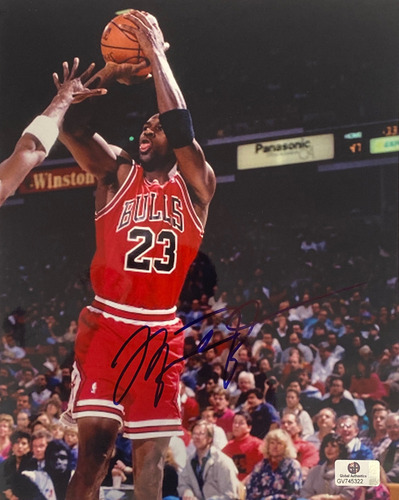 Autografo Michael Jordan Foto Autografiada Certificado G. A. (Usado)