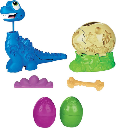 Play-doh Dino Crew Growin - Dinosaurio De Juguete Bronto Alt
