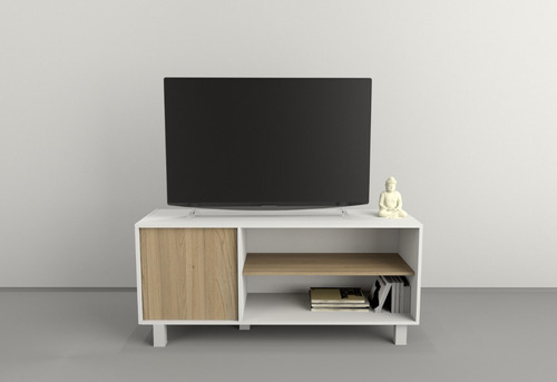 Mesa Tv Smart Led 128 Cm Mueble Rack Moderno Melamina