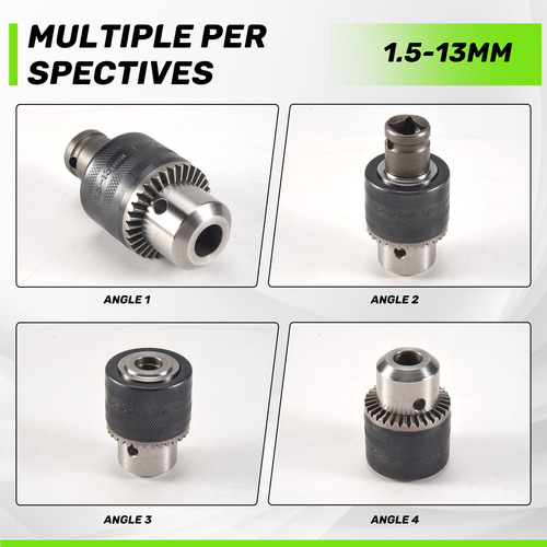 Adaptador De Perfuração De 1,5-13 Mm Com Mandril De Perfuraç