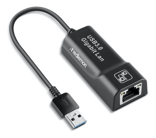 Adaptador USB 3.0 a Ethernet Cable de Red Universal Redlemon