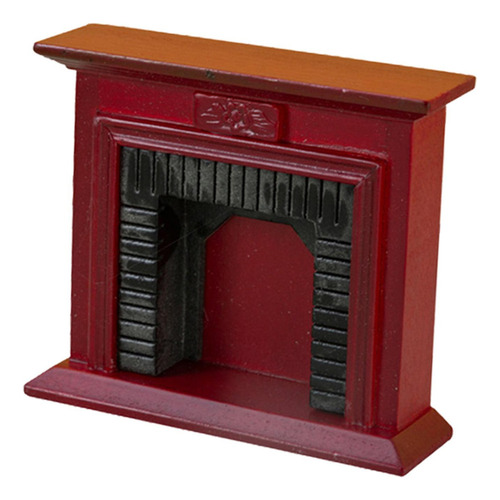 Nuevo 1/12 Mini Chimenea Diy Escena En Miniatura Modelo