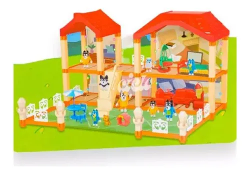 La Casa De Figuras De Bluey Mansion Niños Niñas Personajes