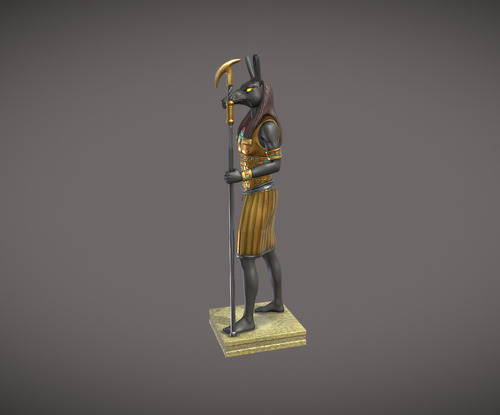 3dbauerstudio Dios Seth Egipcio Archivo Stl Imp 3d Estatua