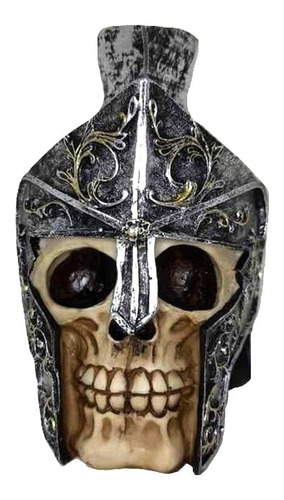 Cabeça Caveira Crânio Resina Soldado Romano Viking