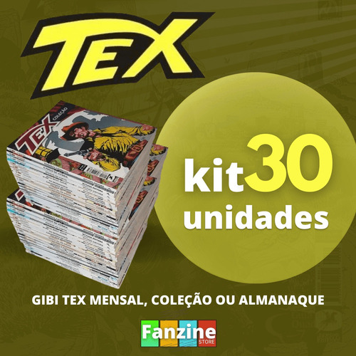Kit 30 Hqs Gibi Tex Mensal, Coleção Ou Almanaque A Escolher