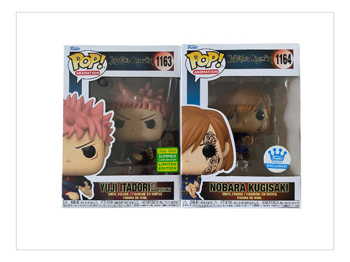 Funko Pop Jujutsu Kaisen Yuji Itadori Y Nobara Kugisaki Msi (Usado)