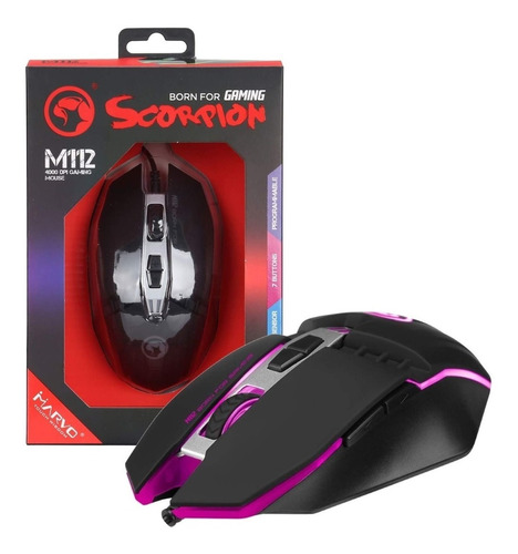 Marvo Scorpion M112 Mouse Gamer 4000 Dpi 