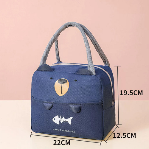Lonchera Bolsa Térmica Colación Con Diseños Ts-031 Amarillo