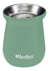 Mate Alto 260ml Berlina Verde, Doble Pared De Acero Inoxidab