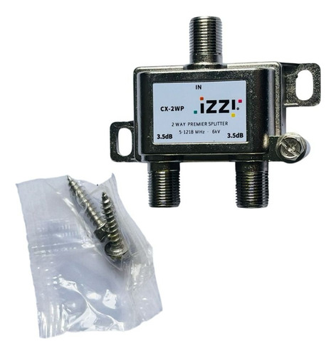 Divisor De Señal Tv Coaxial Rf 1 A 2 Vias