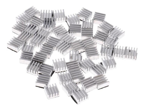 50pcs Mini De Memoria De Aluminio Que Refrescan El Disipador