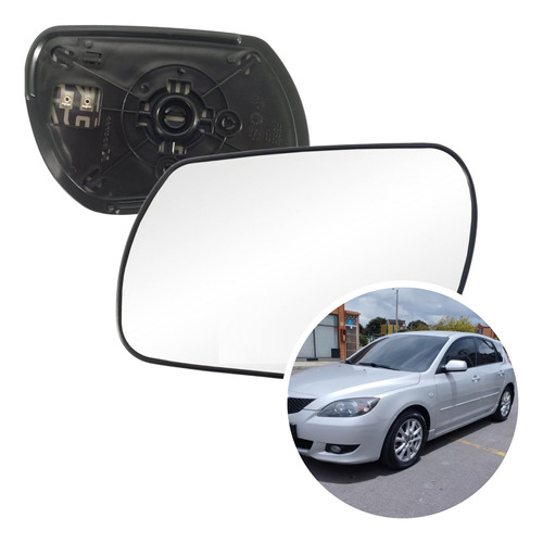 Luna Espejo Izquierda Compatible Con Mazda 3 2003-2009