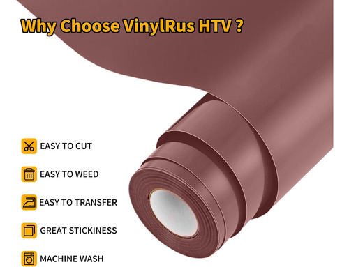 Rollo De Vinilo Termoadhesivo Camisas, Vinilo Htv Camuf...