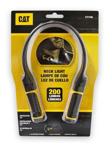 Imagen 2 de 12 de Linterna De Cuello Cat Caterpilar 200 Lumens Ct7100nb