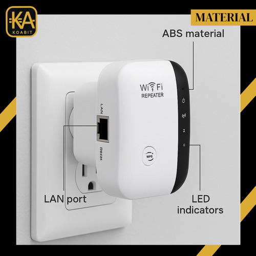 Repetidor amplificador De Señal Wifi Extender Access Point 300mbps 2.4ghz