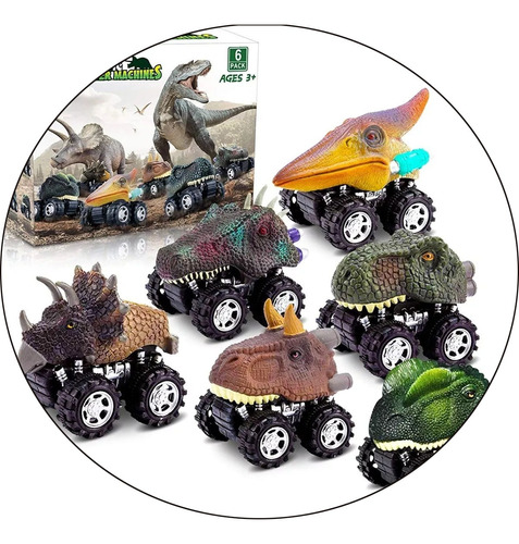 Seis Coches De Dinosaurios, Friccion Bestoys