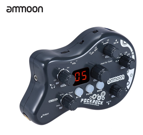 Procesador Multiefectos Ammoon Pockrock Para Guitarra