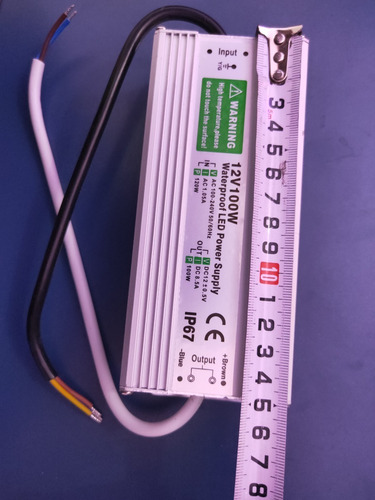 Imagem 2 de 5 de Fonte Blindada 12v 100w Prova Dagua