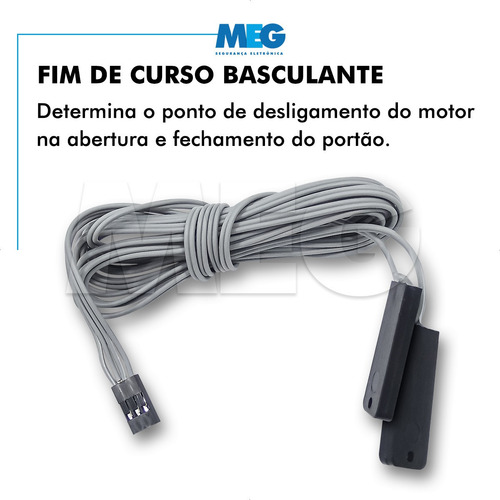Imagem 7 de 8 de Kit Motor Ppa Portão Basculante 350kg 1,5m Rápido + Suporte