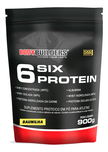 Six Protein Refil 900g Baunilha - Bodybuilders