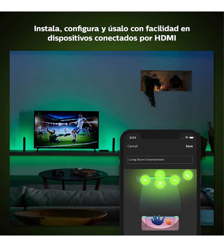Imagen 8 de 8 de Philips Hue Play Hdmi 4k Sync Box Caja Sincronización Dolby