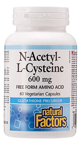 Nac, N-acetil-l-cisteína, 600 Mg, 60 Cápsulas Vegetarianas