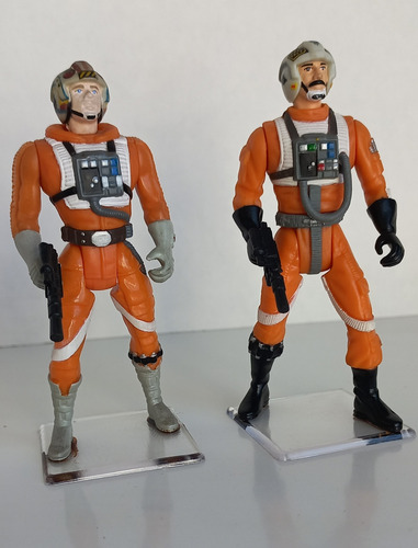 Star Wars 02 Bonecos Luke Skywalker É Biggs Darklighter (Usado)