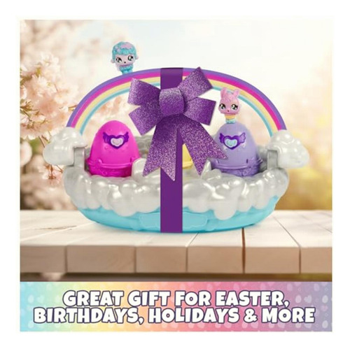 Hatchimals Alive, Canasta De Primavera Con 6 Minifiguras, 3