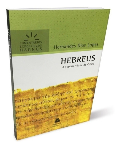 Hebreus Livro Hernandes Dias Lopes Editora Hagnos