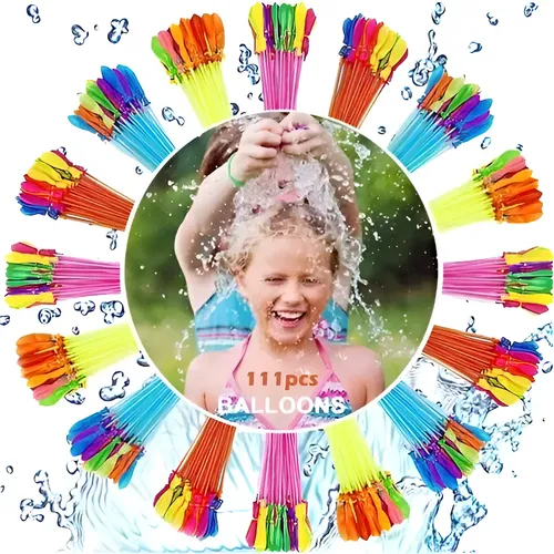 Pack De 999 Globos De Agua Reutilizables Con Autocierre Y 4 Boquillas De Grifo – Llenado Rápido En 60 Segundos, Perfecto Para Batallas De Verano Y Fiestas Al Aire Libre