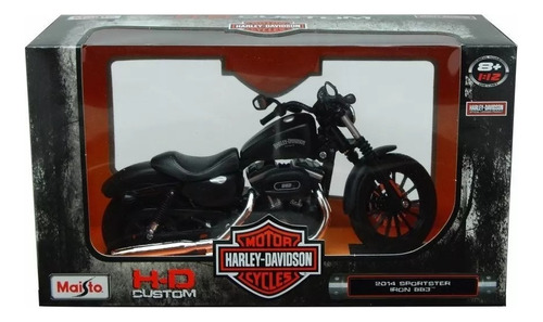 Moto Harley Davidson- 2014 Sportster Iron 883-escala 1:12