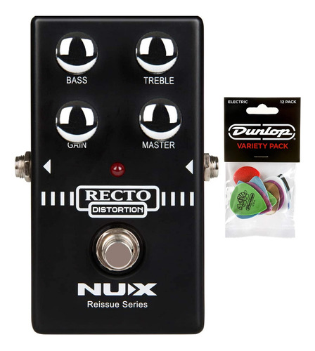 Briskdrop Nux Recto Pedal De Efecto De Distorsión Para Guita