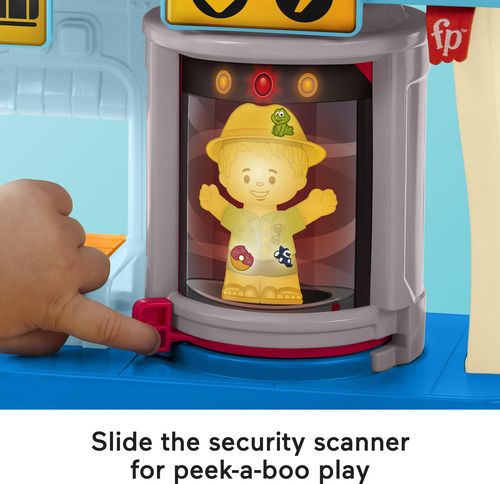 Airport Playset Fisher-price Little People Com Avião 1+y