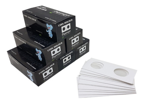 Imagem 1 de 6 de 6 Caixas De 50 Coin Holder Cada - Para Moedas Coleção