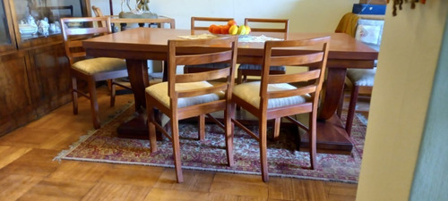 Antiguo Y Fino Comedor Madera Compensada Cedro Brasileiro