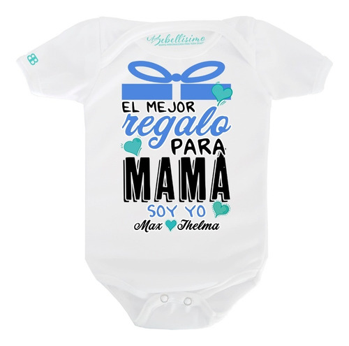 Pañalero Personalizado Bebé Día De Las Madres Mejor Regalo A