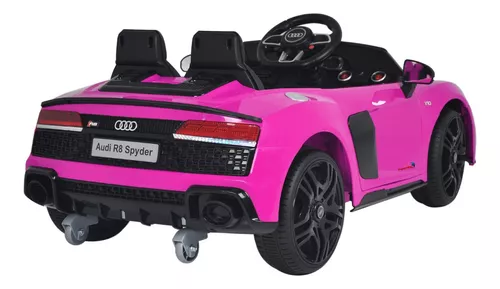 Mini Carro Elétrico Infantil Criança 12V Audi R8 Spyder Controle