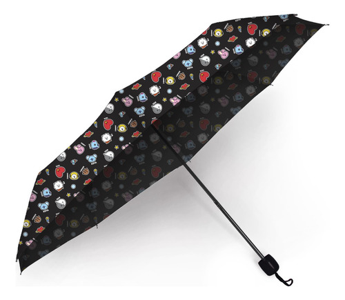 Guarda Chuva Sombrinha Menina Infantil Bt21 Oficial