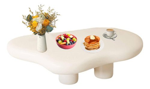 Mesa De Café En Forma De Nube Diseño Moderno Y Elegante 100x