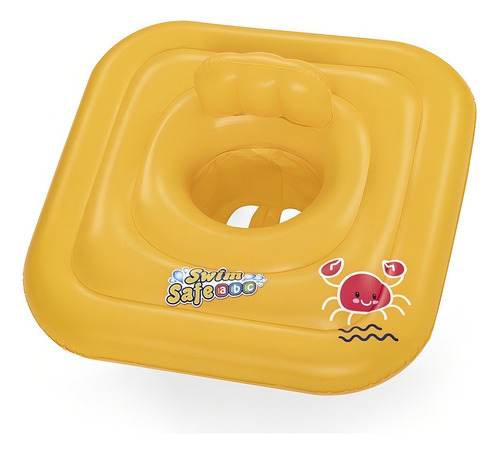 Salvavidas Flotador Silla Inflable Cuadrada Infantil 1-2 Año