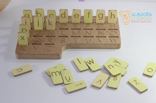 Juego Aprendizaje Mi Alfabeto Madera Montessori Waldorf