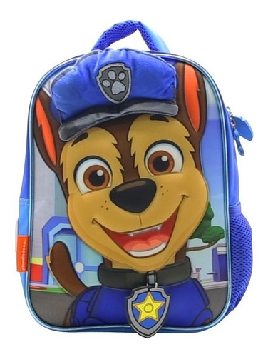 Mochila Paw Pawtrol Escolar Personaje Chase Perro