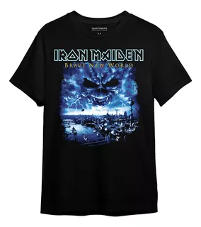 Camiseta Iron Maiden Consulado Rock Of0019 Brave New World
