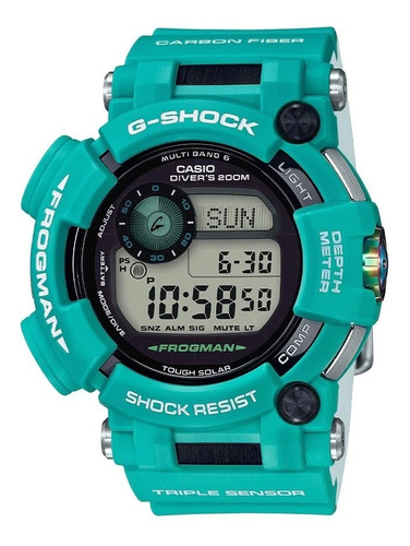 Reloj Casio G-shock Gwf-d1000mb-3dr Unisex Color de la correa Verde Color del fondo Negro