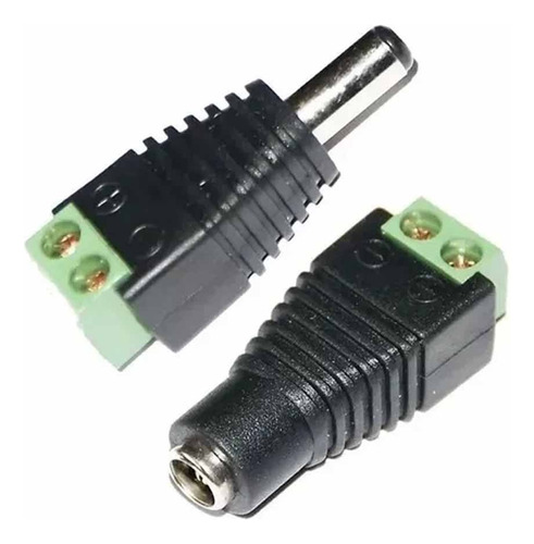 Conector Dc Hembra Y Macho Para Cctv