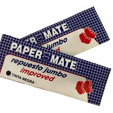 Repuesto Bolígrafo Jumbo Paper Mate Negro.