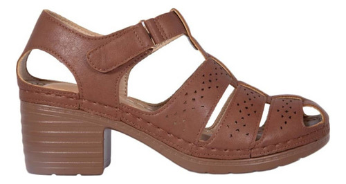 Huarache Para Dama Confort Tacon Marca Shosh Modelo 5260