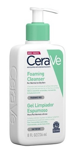 Imagen 2 de 9 de Gel Cerave De Limpieza Piel Normal A Grasa